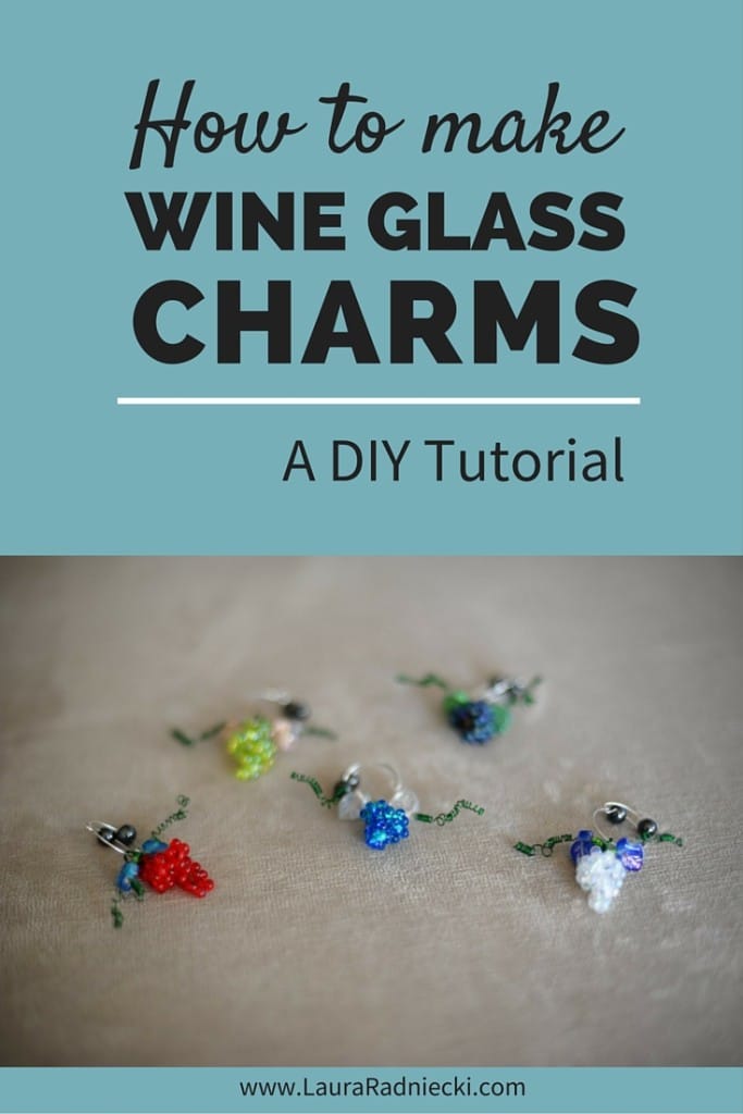 How to Make Wine Glass Charms | Bundle of Grapes Charms DIY Tutorial