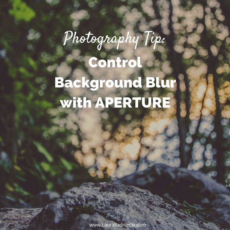 Photography Tip- Control Background Blur with Aperture