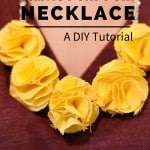 DIY Tutorial- How To Make A Fabric Pom-Pom Necklace