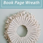 DIY Book Page Wreath - A DIY Tutorial