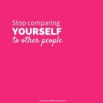 Video Post- Stop Comparing Yourself to Others