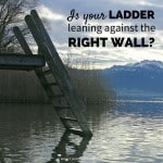 Is Your Ladder Leaning Against the Right Wall