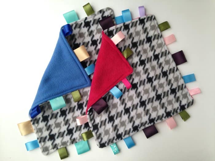 DIY Tutorial for a Taggie Blanket Lookalike | How to Make a Tag Blanket - Tag Blanket Tutorial - How to Make a Lovey Blanket - How to Sew a Tag Blanket