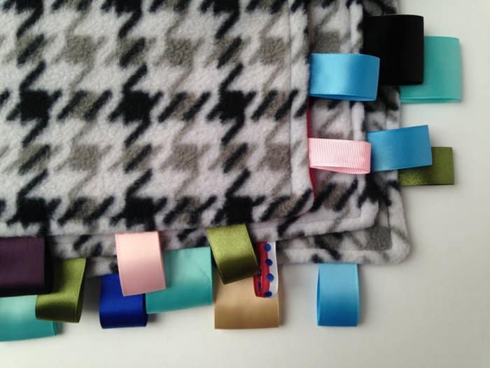 DIY Tutorial for a Taggie Blanket Lookalike | How to Make a Tag Blanket - Tag Blanket Tutorial - How to Make a Lovey Blanket - How to Sew a Tag Blanket