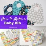 Baby Bib Tutorial - How to Make a Baby Bib - Easy Baby Bib - How to Sew a Baby Bib