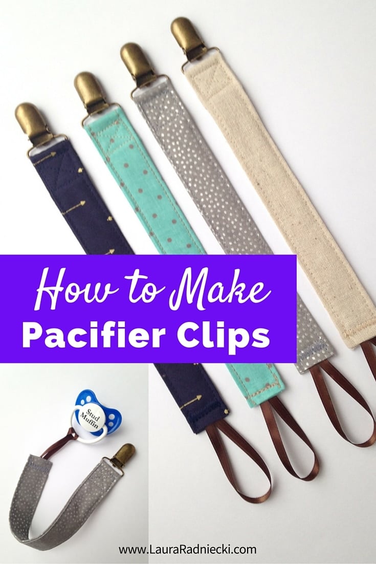 How to Make a Pacifier Clip How to Make Easy DIY Pacifier Clips Tutorial