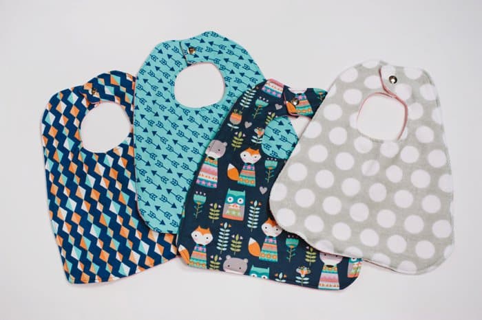 How to Make a Baby Bib | A tutorial on how to sew a baby bib