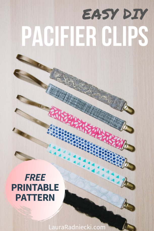 How to Make a Pacifier Clip How to Make Easy DIY Pacifier Clips Tutorial