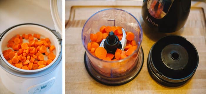 Homemade Baby Food Carrots and Sweet Potatoes | Homemade Baby Food Puree Carrots and Sweet Potatoes