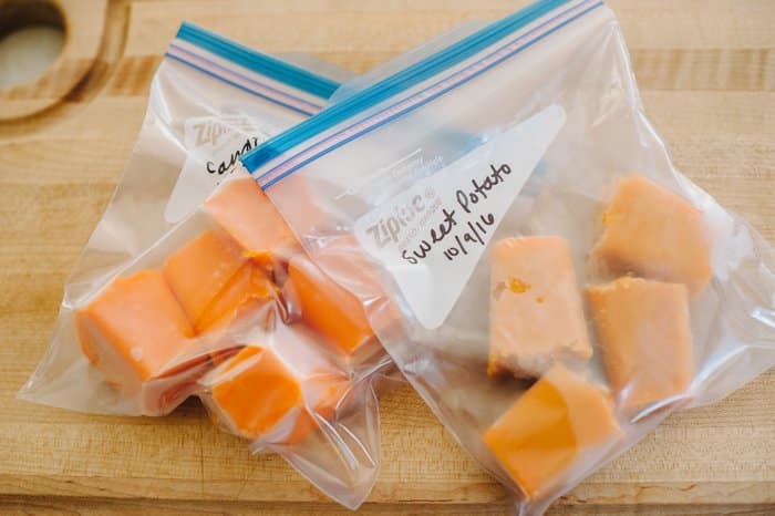 Homemade Baby Food Carrots and Sweet Potatoes | Homemade Baby Food Puree Carrots and Sweet Potatoes