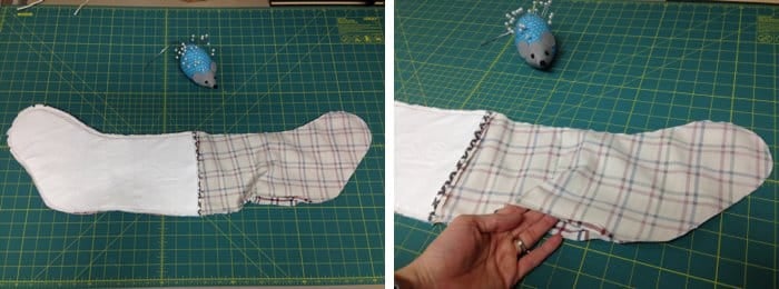 How to sew a stocking for Christmas time