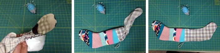 How to sew a stocking for Christmas