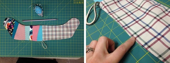 How to make a stocking for Christmas