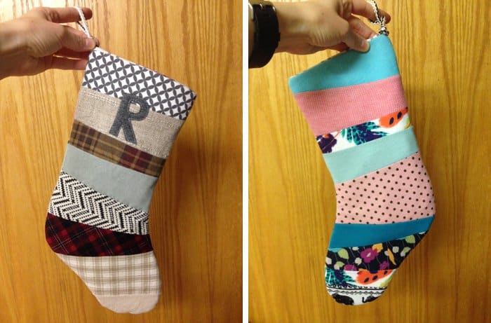 Reversible Christmas stockings tutorial