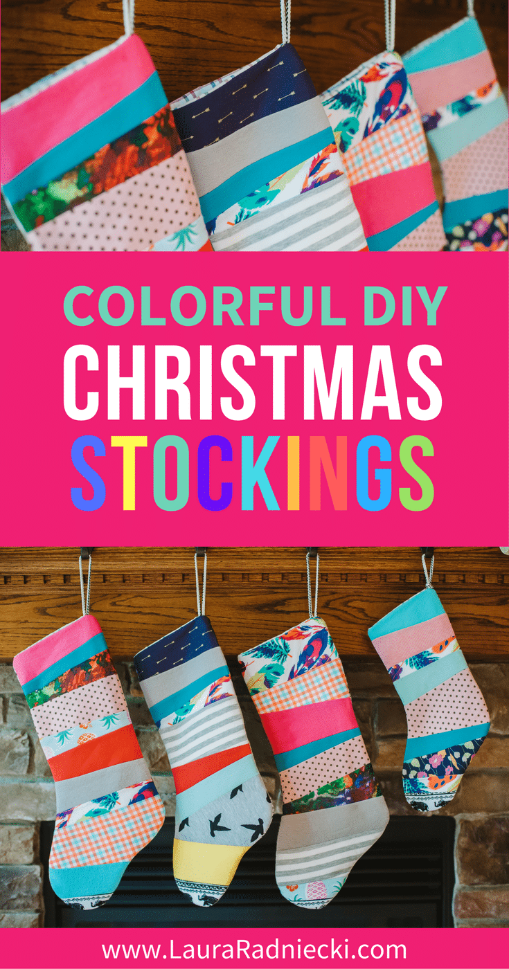 How to Make Patchwork Christmas Stockings DIY Christmas Craft Decor
