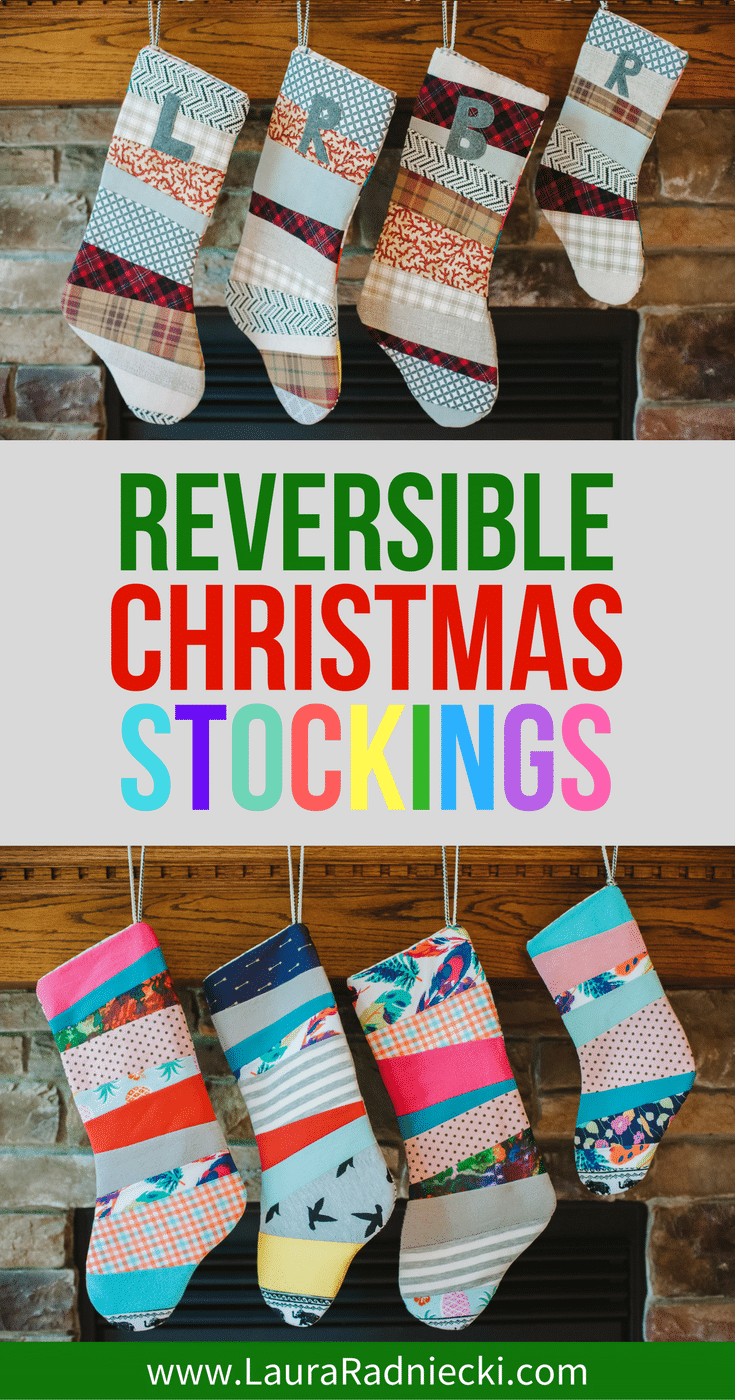 How to Make Patchwork Christmas Stockings DIY Christmas Craft Decor