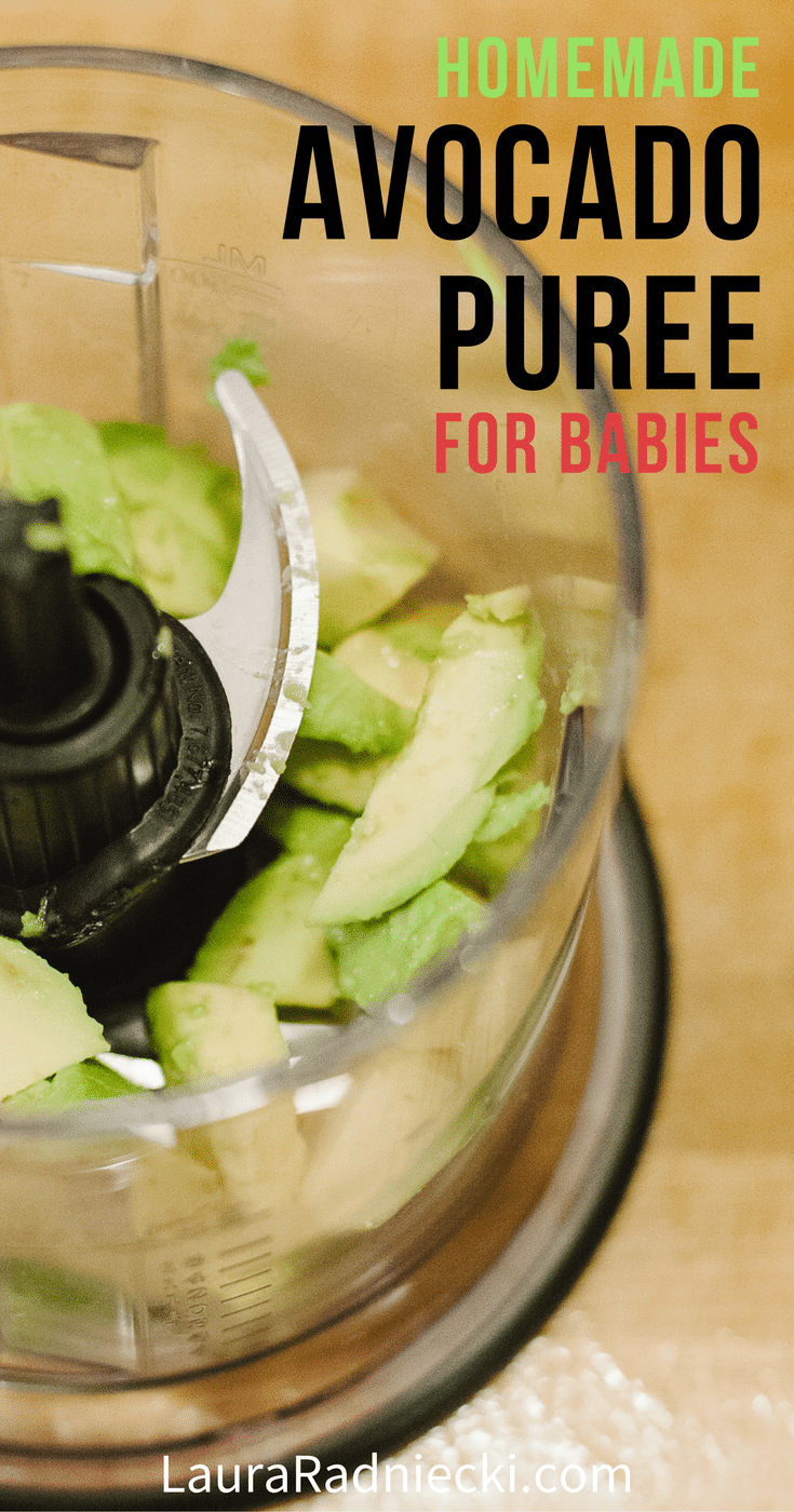 Avocados are one of today's best superfoods! They're also an awesome food for babies. Here are simple, easy instructions for making your own homemade baby food puree using avocados with this baby food recipe!