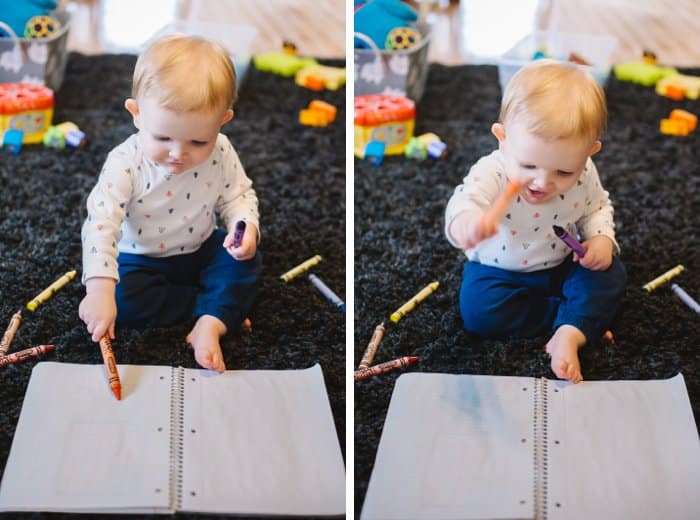 Art with Raleigh - How to Introduce Art to a Baby - Baby Friendly Art - 3 Tips for Making Art Fun with Babies | Art for babies, baby art, baby art projects