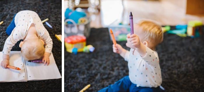 Art with Raleigh - How to Introduce Art to a Baby - Baby Friendly Art - 3 Tips for Making Art Fun with Babies | Art for babies, baby art, baby art projects