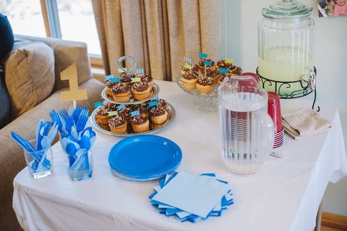Raleigh's First Birthday | A Blue Themed Birthday Party