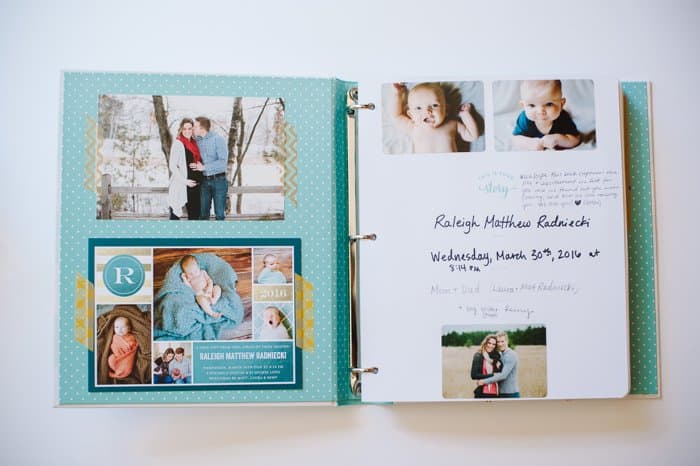 Raleigh's Baby Book - Emily Ley Baby Book - EL Baby Book Review - Tips for Keeping Up With a Baby Book | Emily Ley Baby Book Review