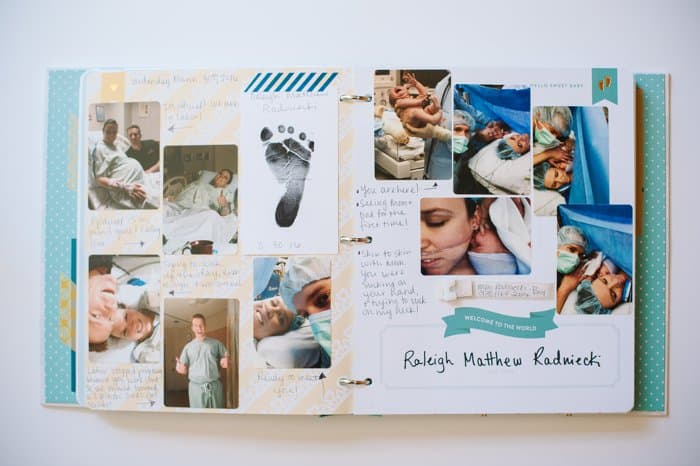 Raleigh's Baby Book - Emily Ley Baby Book - EL Baby Book Review - Tips for Keeping Up With a Baby Book | Emily Ley Baby Book Review