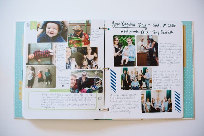 Raleigh's Baby Book - Emily Ley Baby Book - EL Baby Book Review - Tips for Keeping Up With a Baby Book | Emily Ley Baby Book Review