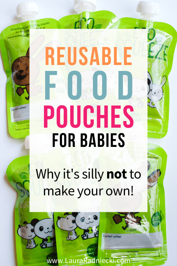 How to Make Reusable Food Pouches with Homemade Baby Food