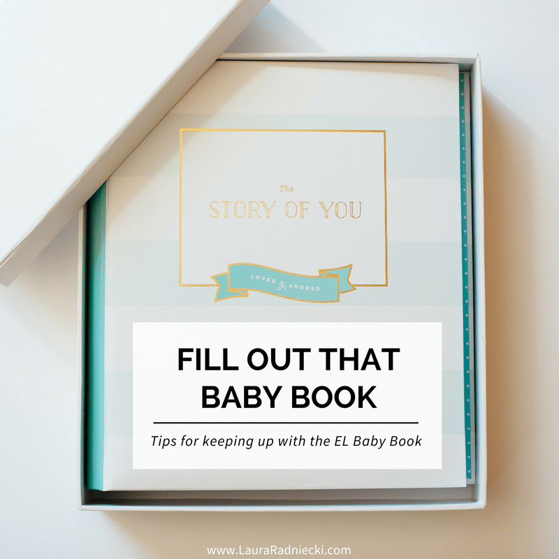 Raleigh's Baby Book - Emily Ley Baby Book - EL Baby Book Review - Tips for Keeping Up With a Baby Book | Emily Ley Baby Book Review