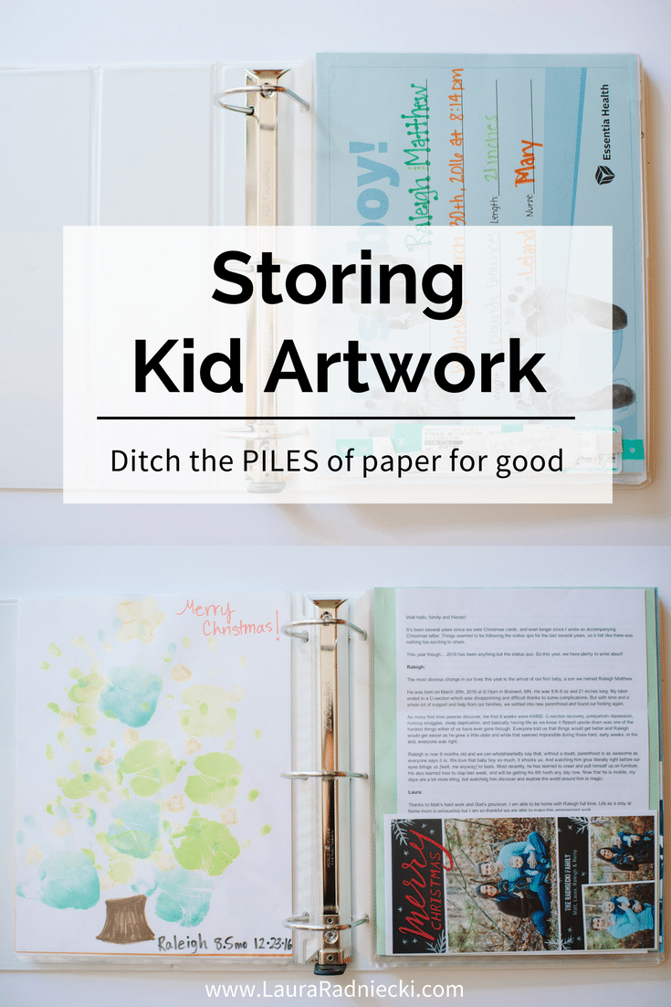 Clutter-Free Storage For Kids Artwork