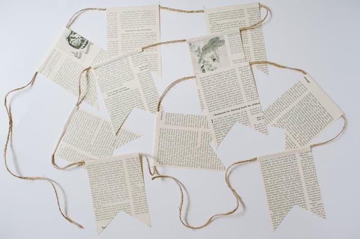 A completed book page banner.