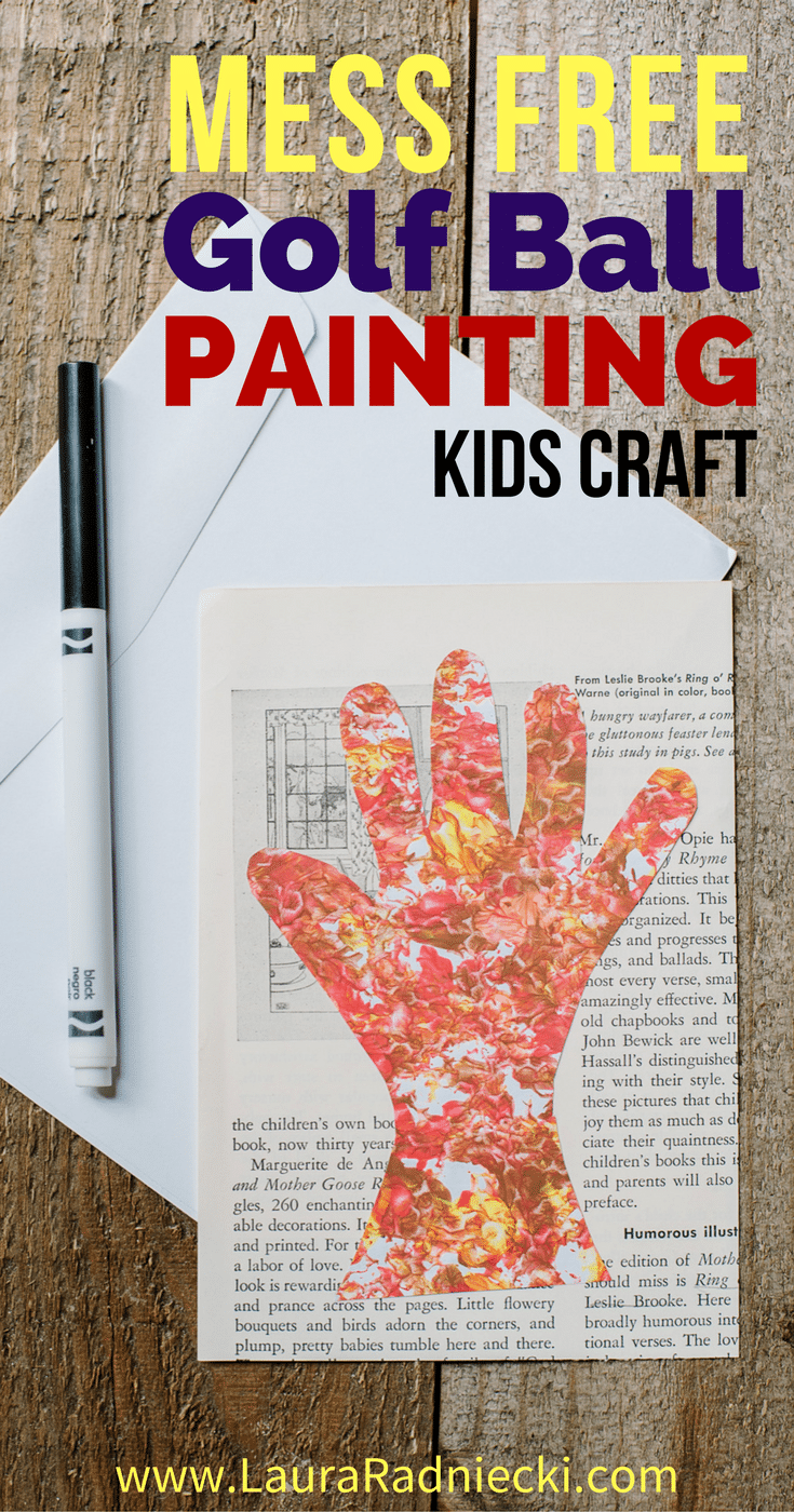 Kids Golf Ball Painting Craft | Fall Kids Craft