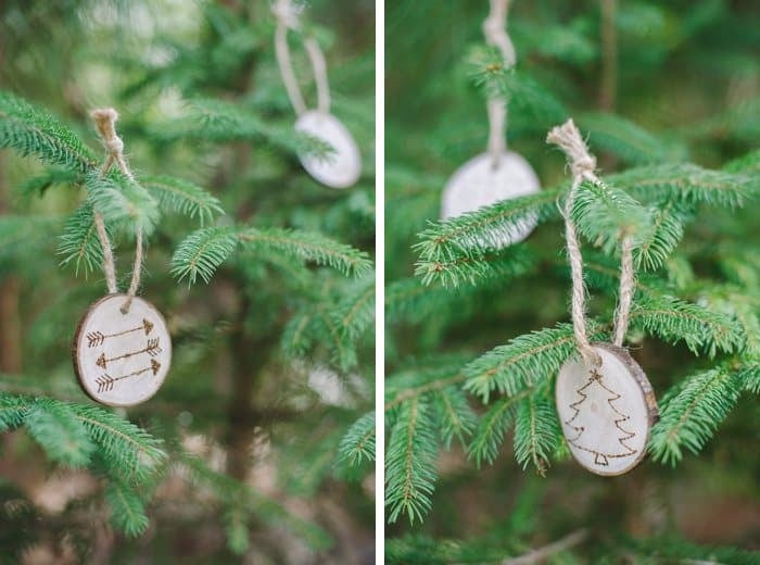 Wood Christmas Ornaments