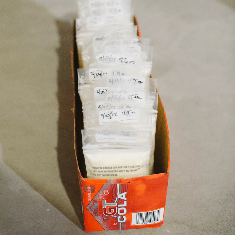 Breastmilk Storage Ideas for the Freezer – 12 Pack Pop Box Trick