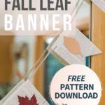 How to Make a Fall Leaf Banner with Book Pages _ Fall Decor Garland