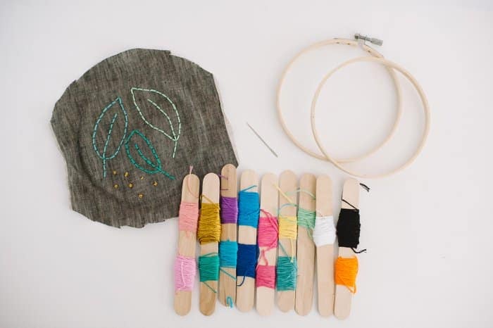 How to store embroidery floss without tangles | Embroidery thread storage idea