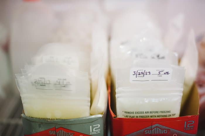 Breastmilk Storage Ideas - 12 Pack Pop Box Trick
