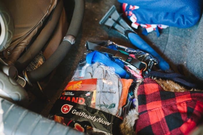 Winter is coming; you need to be prepared on the road! Tips for winter preparedness for people and pets, with Get Ready Now Road Pups & Peeps Road Pack.