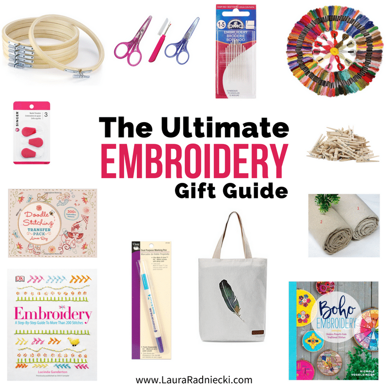 The Ultimate Embroidery Gift Guide | Gift Ideas for People Who Want to Learn How to Embroider