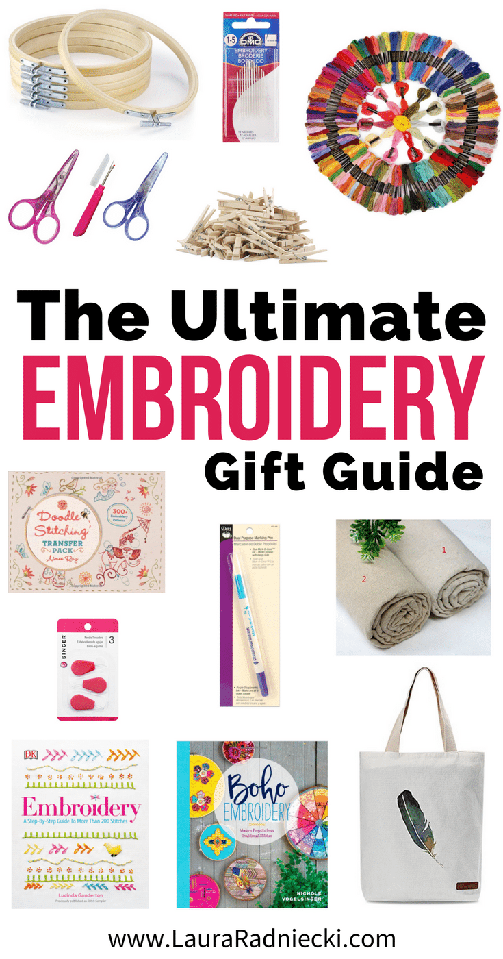 The Ultimate Embroidery Gift Guide | Gift Ideas for People Who Want to Learn How to Embroider