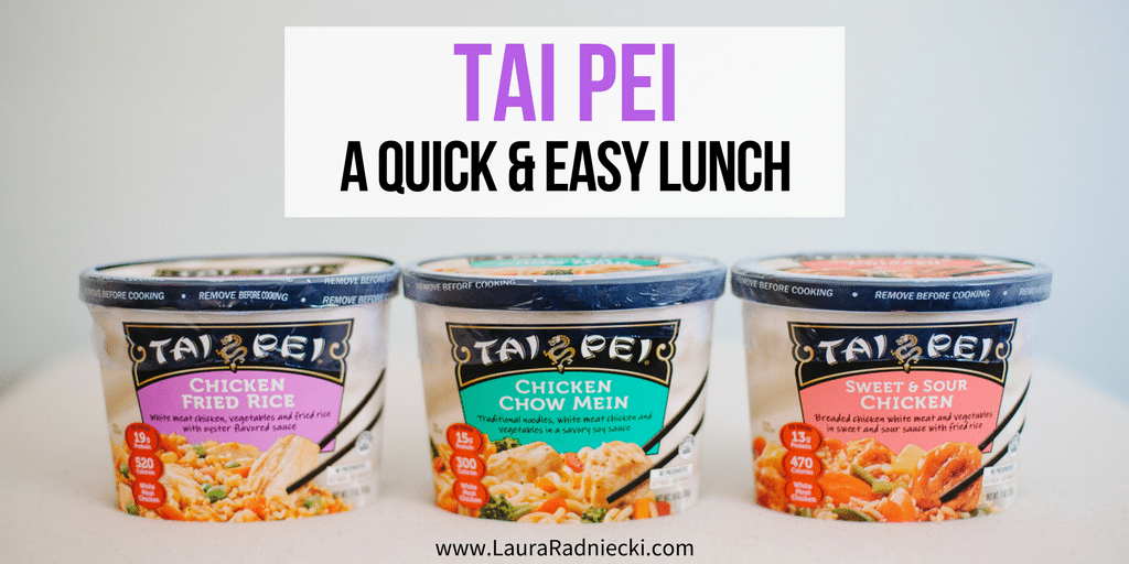 Quick and Easy Lunch with Tai Pei Asian Foods