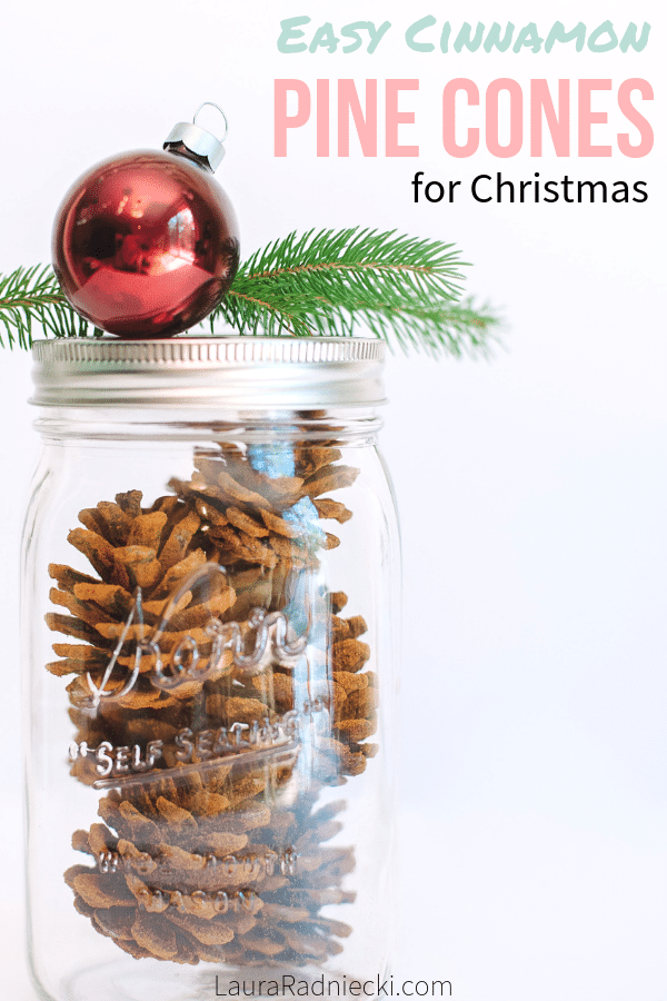 How to Make Cinnamon Pinecones for Holiday and Christmas Decor