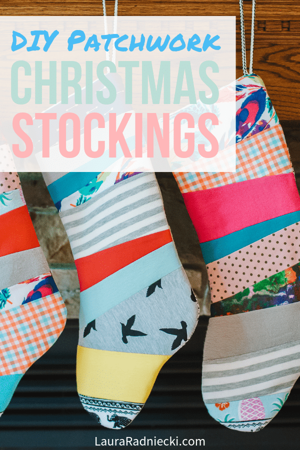 How to Make a Patchwork Christmas Stocking _ A DIY Stocking Tutorial for Christmas