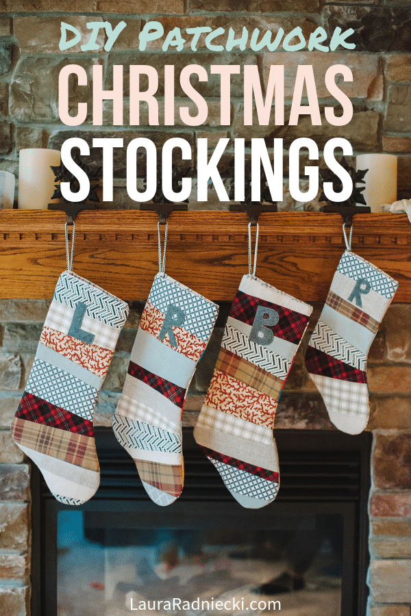 How to Make a Patchwork Christmas Stocking _ A DIY Stocking Tutorial for Christmas