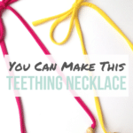 How to Make a Wooden Bead Teething Necklace _ Wood Bead Teething Necklace Tutorial _ Wooden Bead Teething Necklace