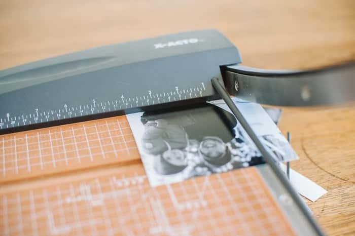 Cutting Photos with a Paper Cutter