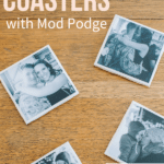 How to Make DIY Mod Podge Photo Coasters