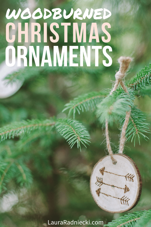 DIY Wood Burned Ornaments - As For Me and My Homestead