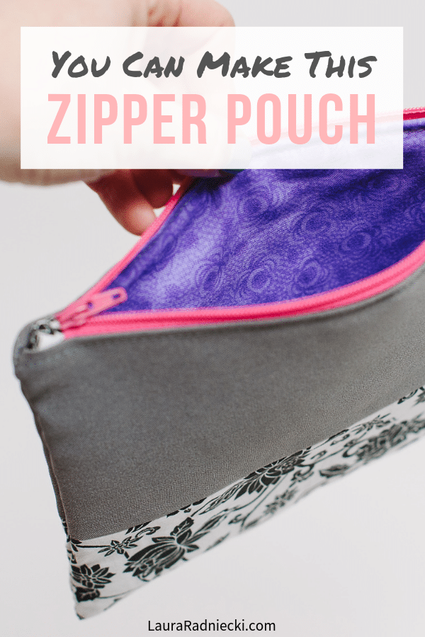 Zipper Pouch Tutorial _ How to Make a Zippered Pouch _ Easy Zipper Pouch