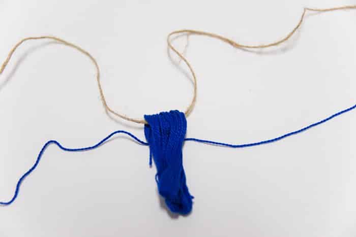 How to Make an Embroidery Floss Tassel Garland